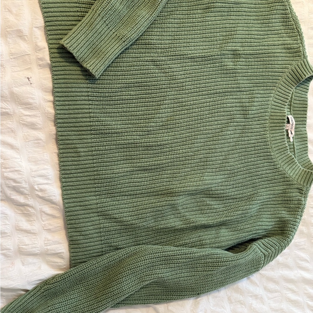 Toad&Co Olive Crew Neck Sweater